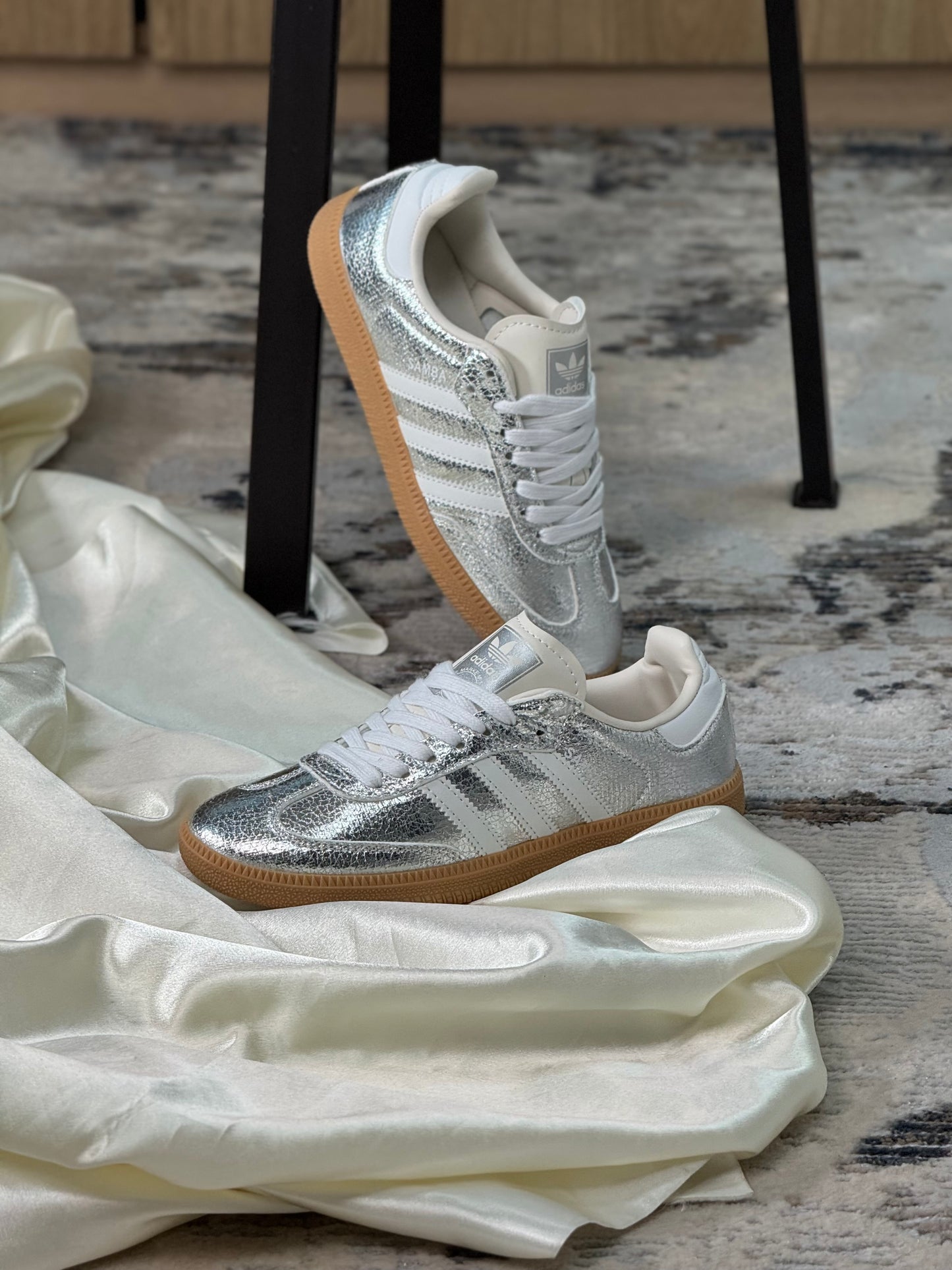 Adidas Samba Silver Metallic
