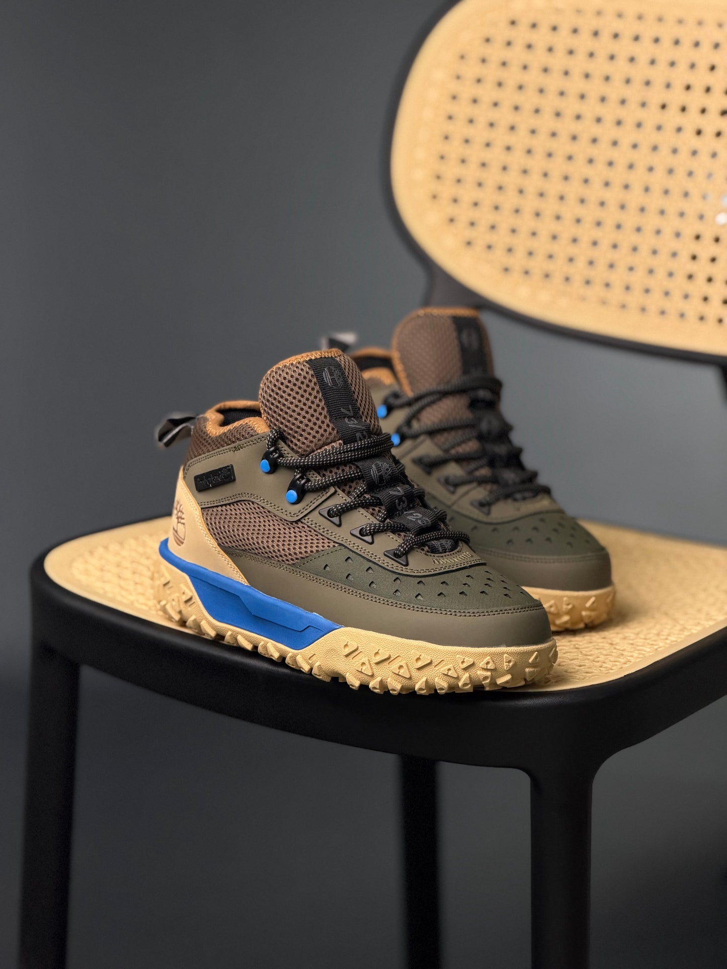 Timberland GreenStride Motion 6 hiking boot in an olive/brown colorway