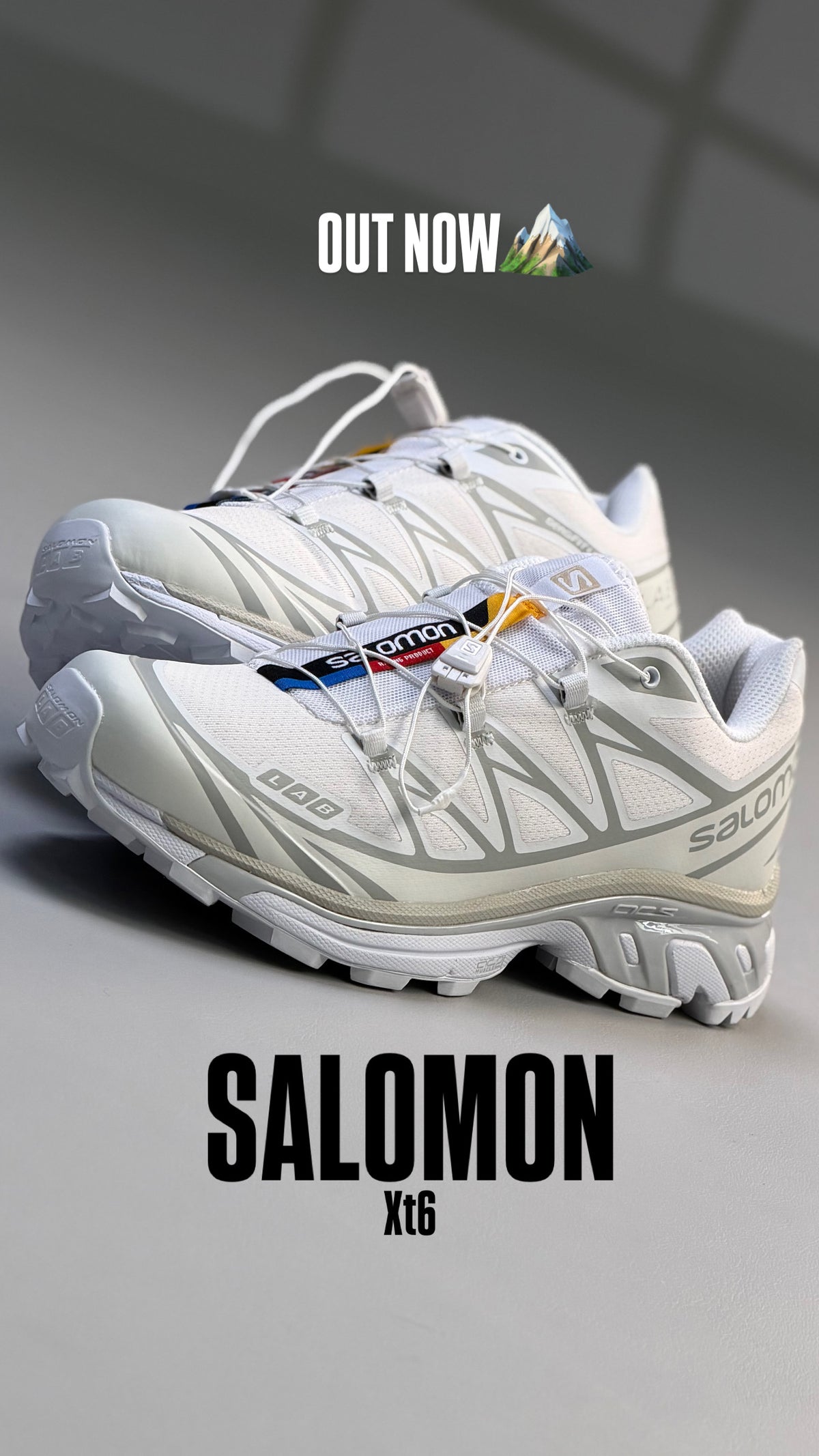 Salomon XT-6 White Lunar