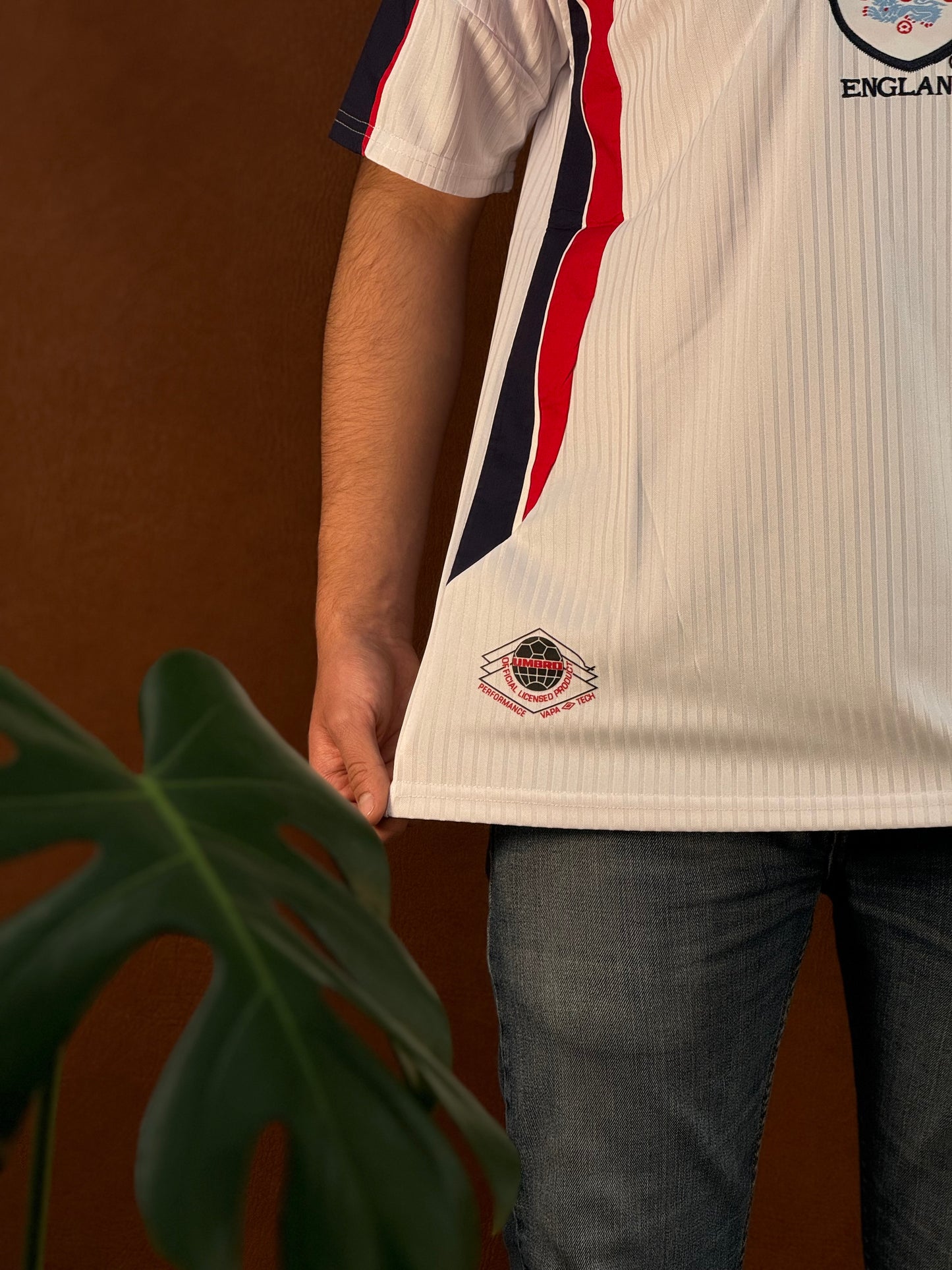 Camiseta Retro Inglaterra Local 1998 x Umbro