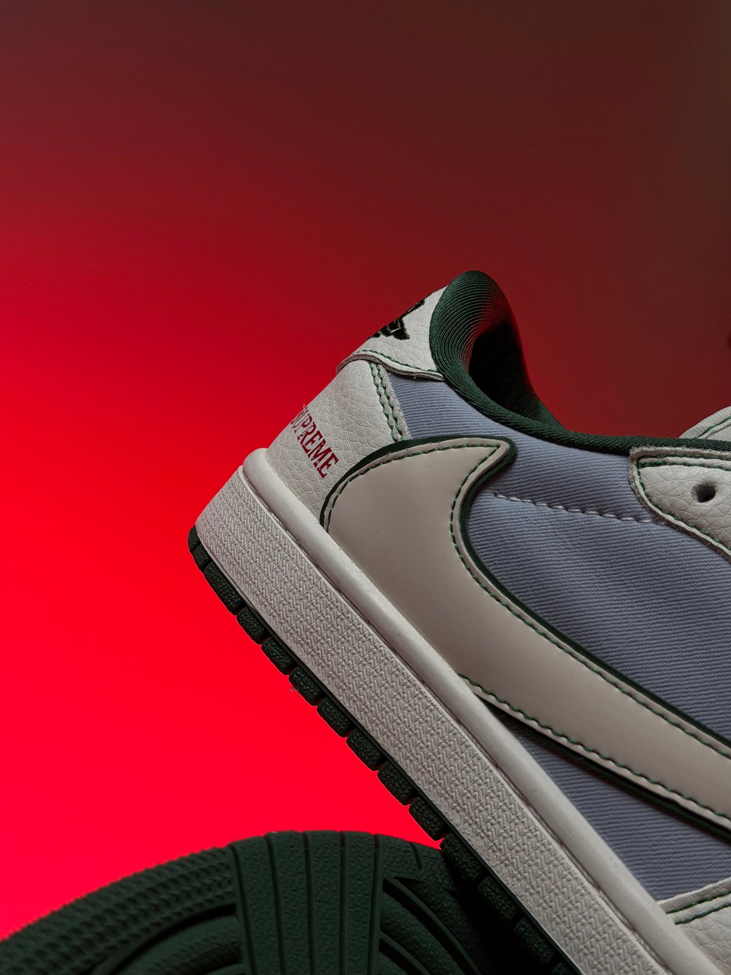 Air Jordan 1 Low Custom x Travis Scott Black Green