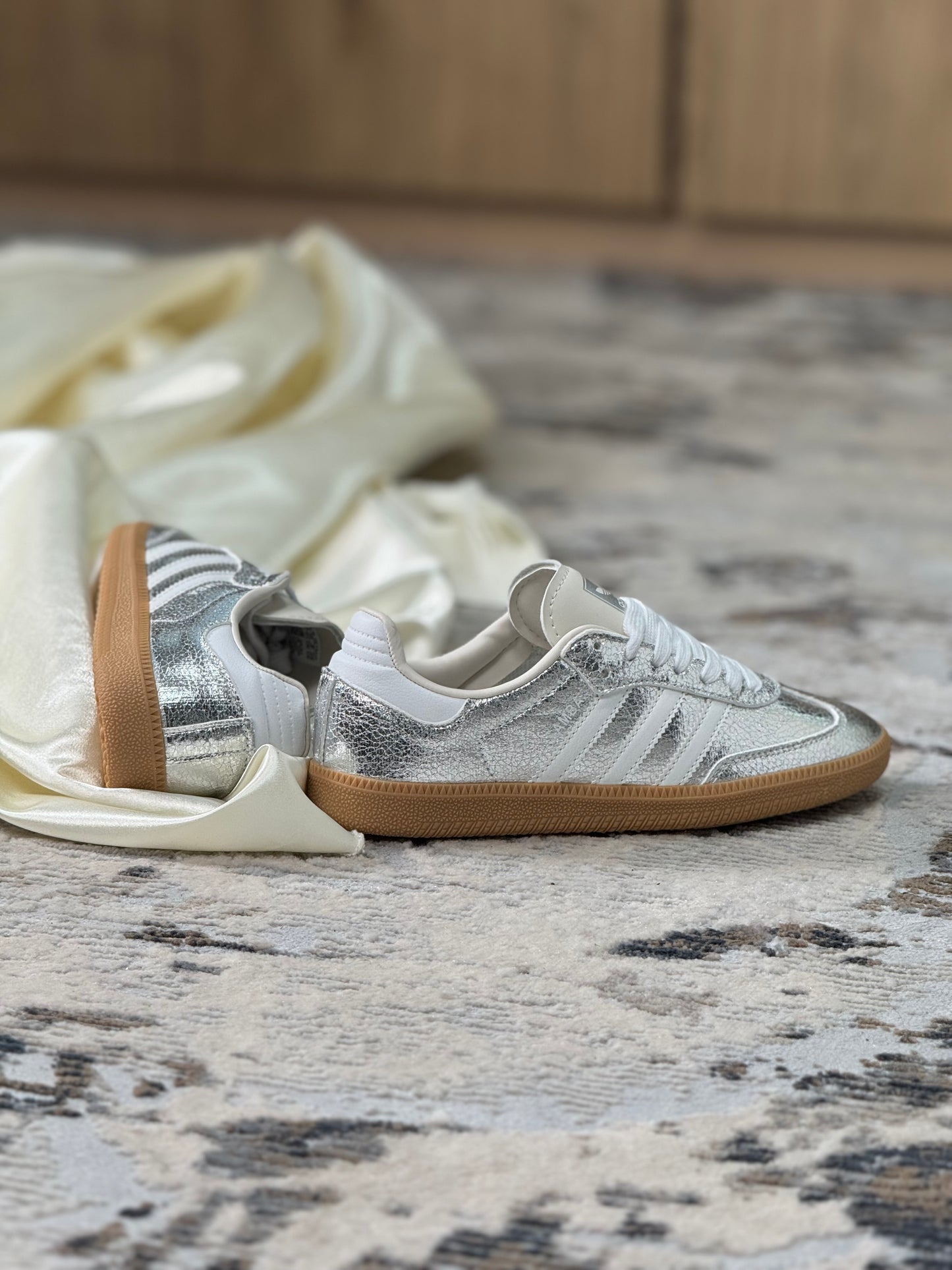 Adidas Samba Silver Metallic