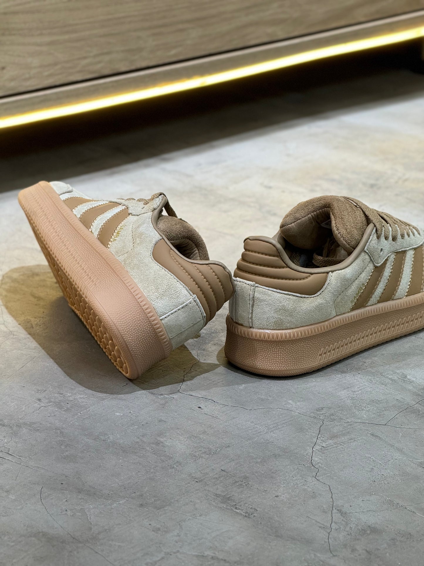 Adidas Samba XLG Magic Beige Cardboard Gum