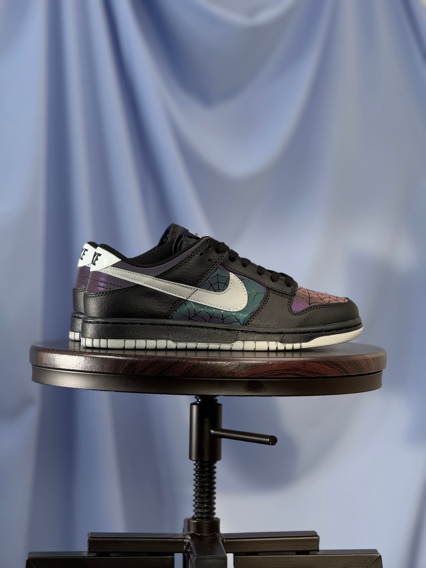 Nike Dunk Low Gs Black Spider Man
