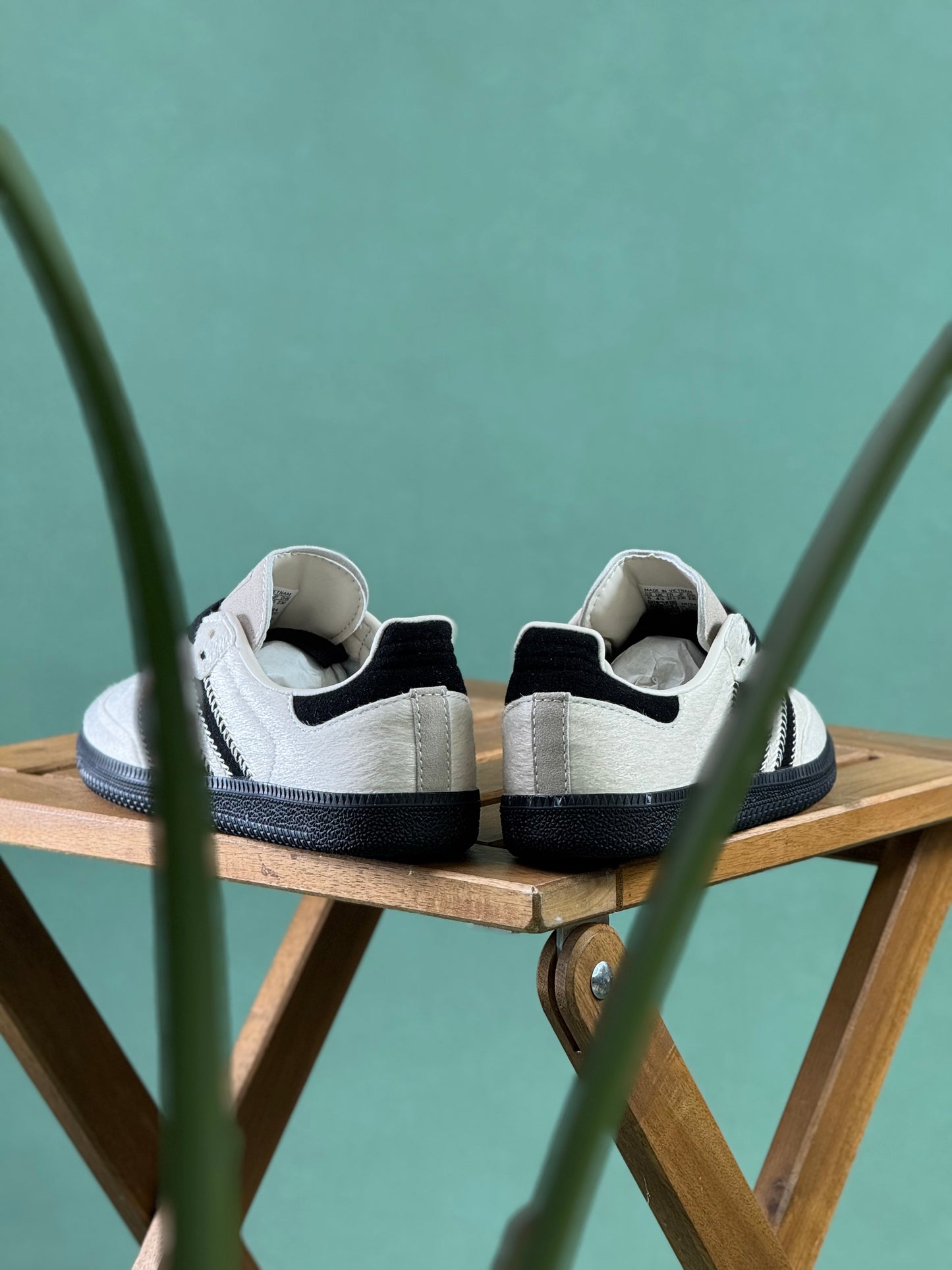 Adidas Samba White Hair