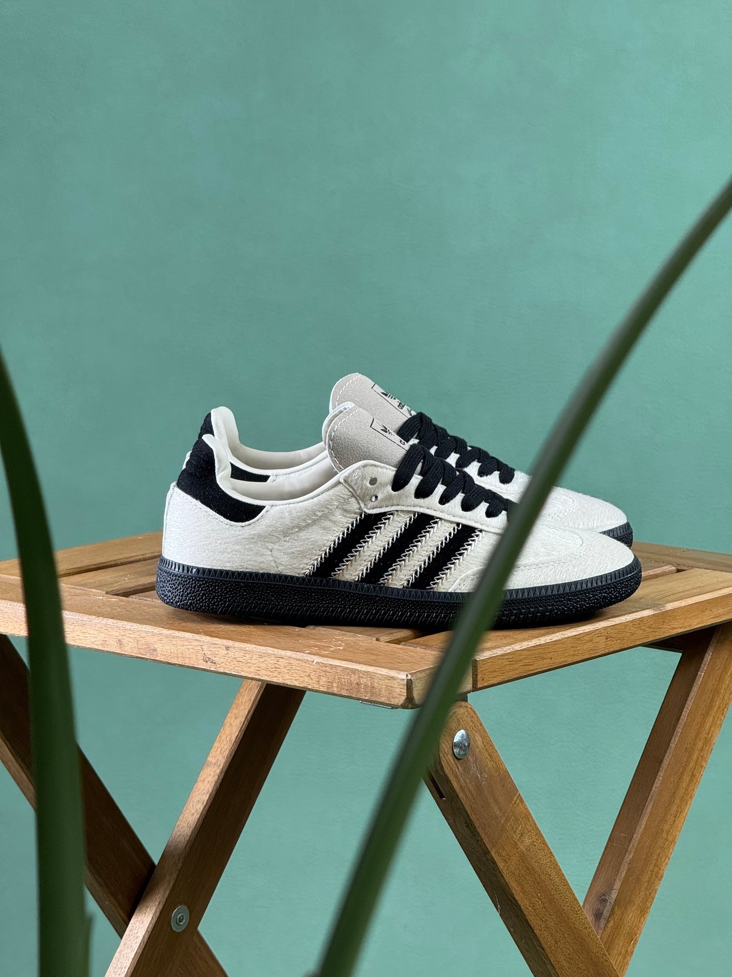 Adidas Samba White Hair