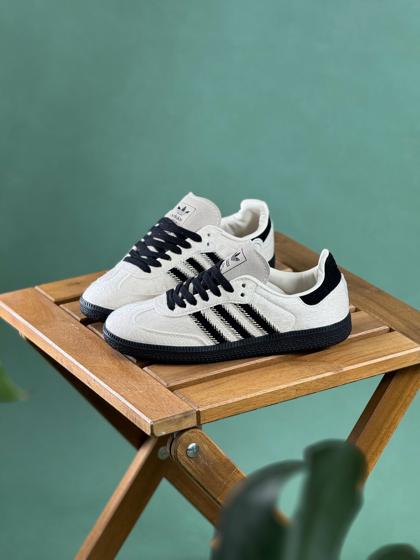 Adidas Samba White Hair