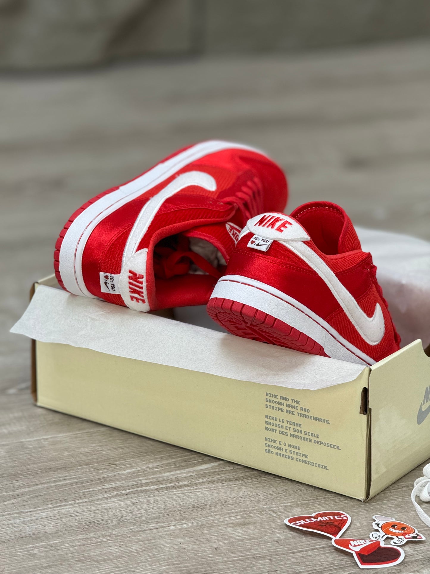 Nike Dunk Low Valentine's Day Solemates