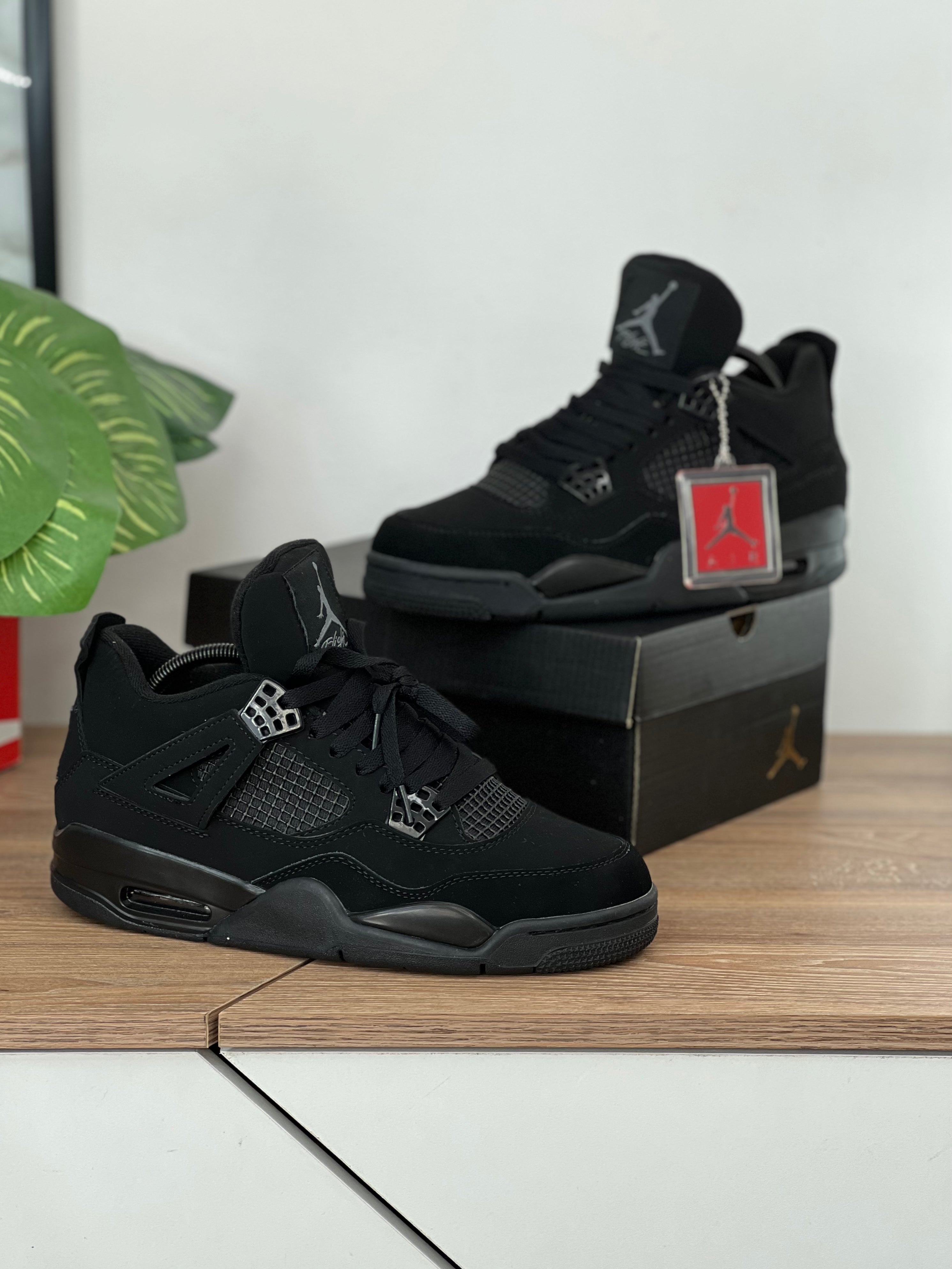 Black Cat 4s Nike Jordan Retro Negras Black Cat Jordan Imitacion