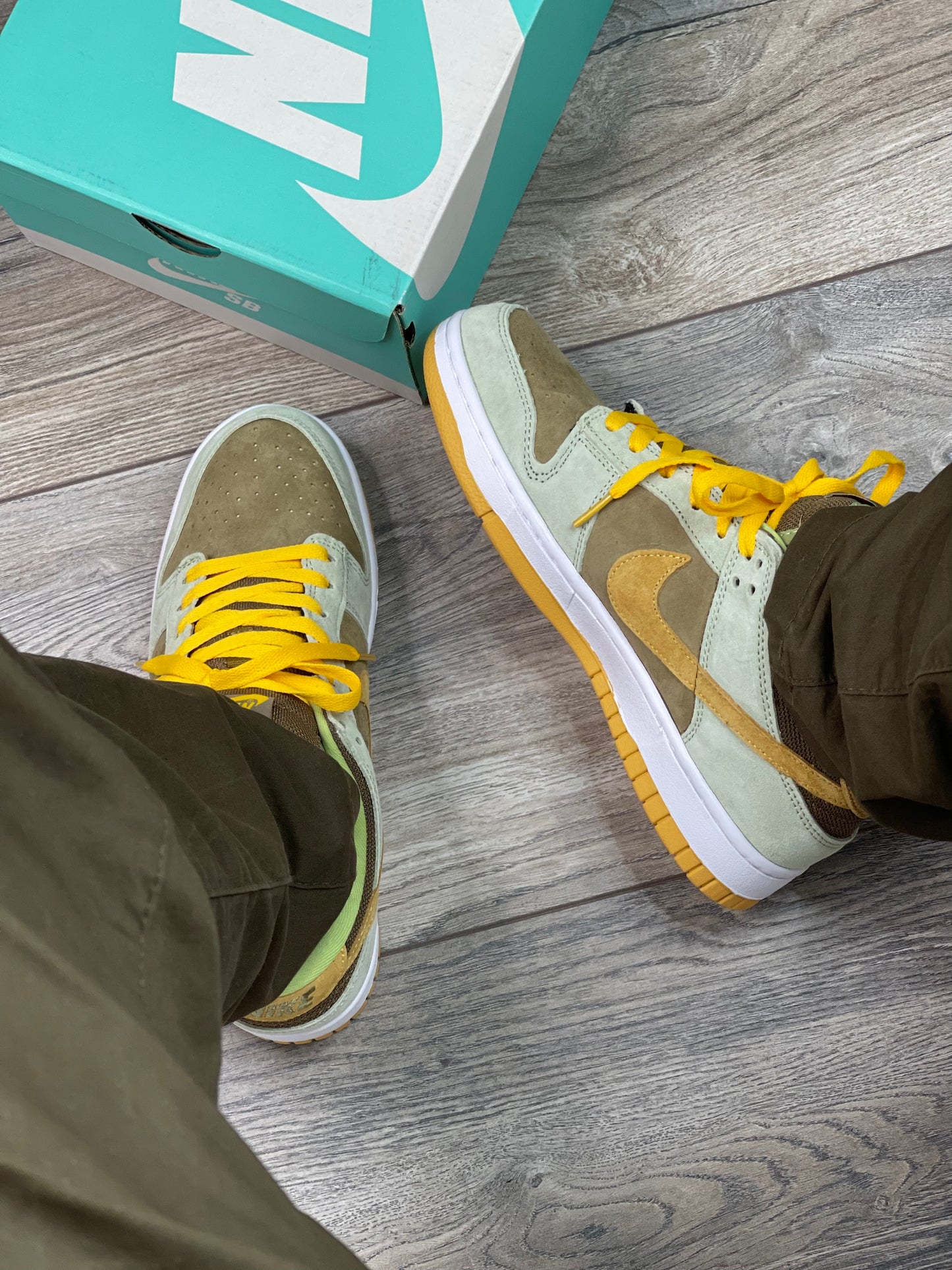 Nike Sb Dunk Low Olive Brown Orange
