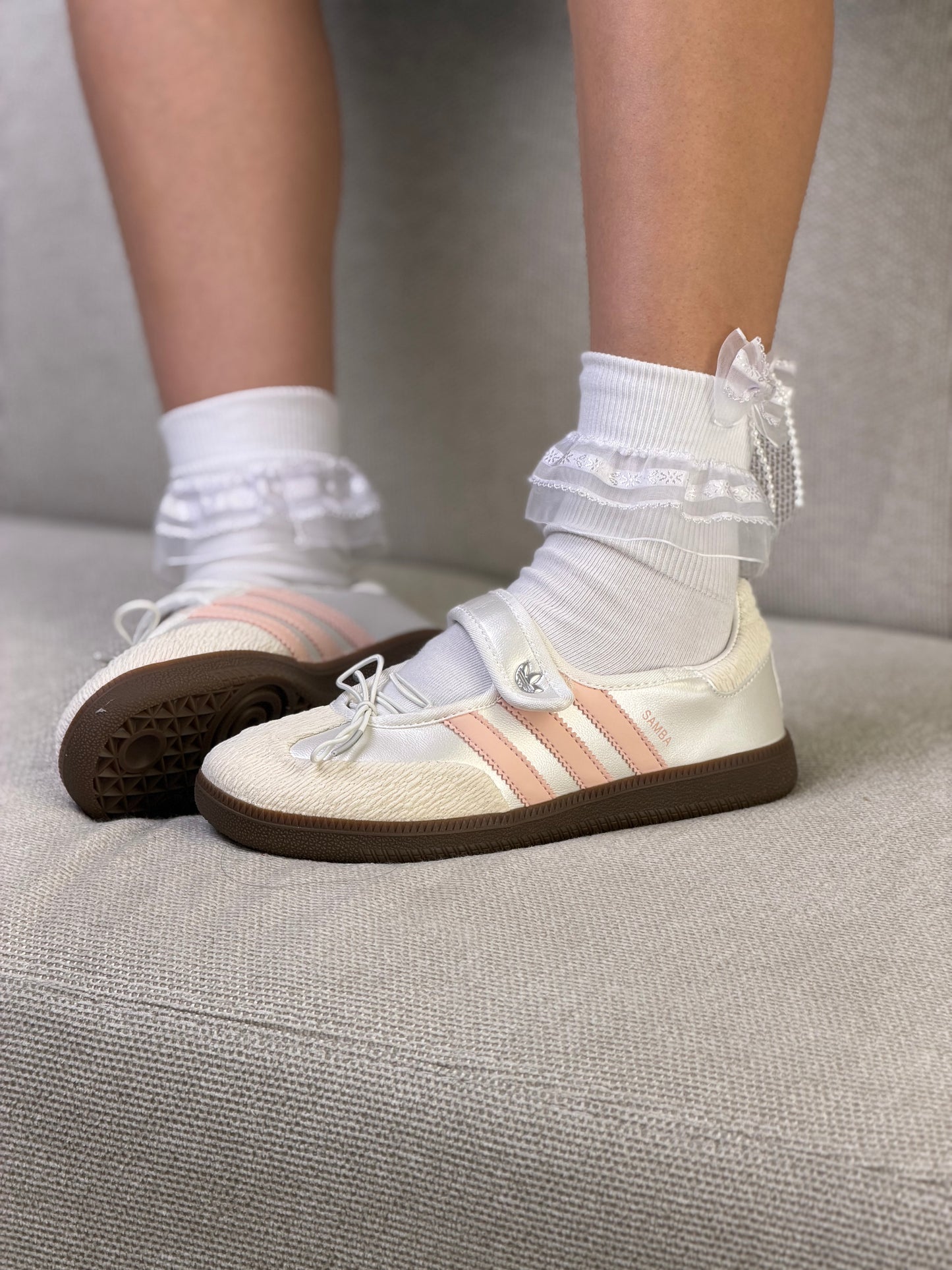 Adidas Samba Jane Cloud White Pink