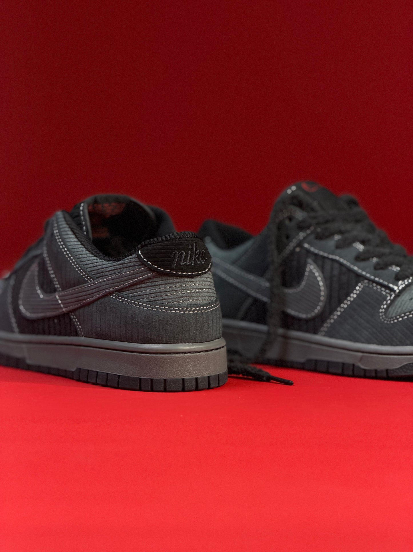 Nike Dunk Low Retro Premium Black Corduroy