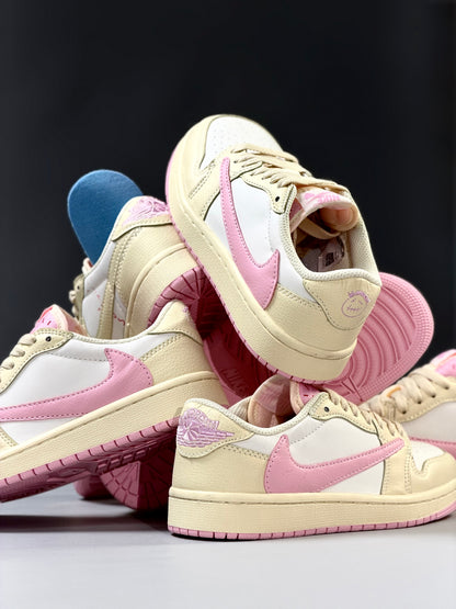 Air Jordan 1 Low Travis Scott Shy Pink