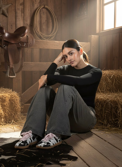 Adidas Samba Cow Print