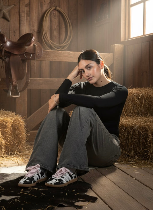 Adidas Samba Cow Print