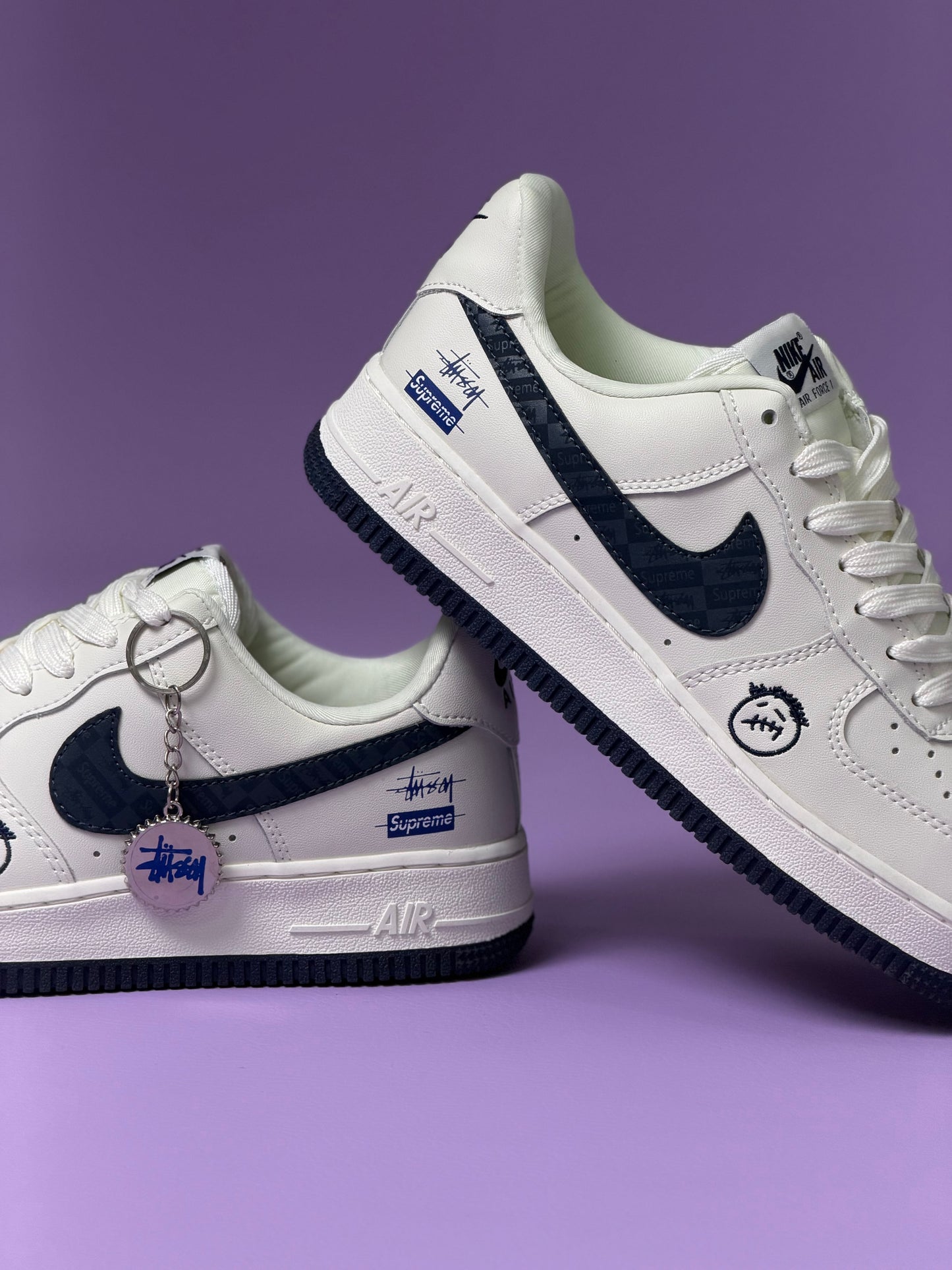 Nike Air Force One x Supreme Custom Holographic