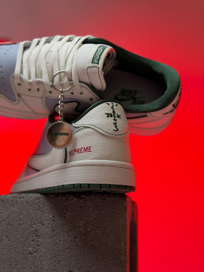 Air Jordan 1 Low Custom x Travis Scott Black Green