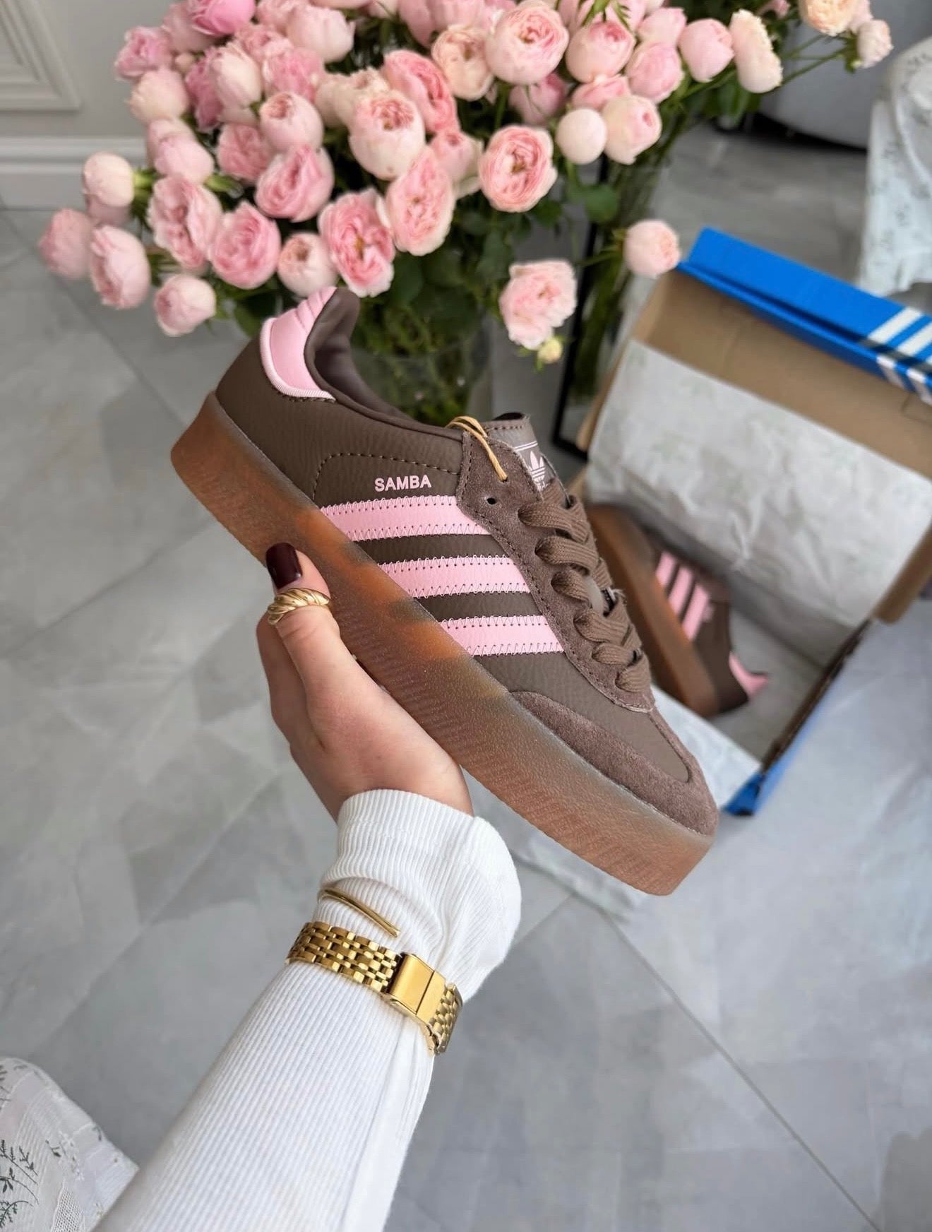 Adidas Samba 2.0 Brown Pink