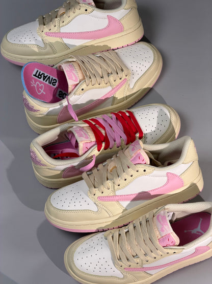 Air Jordan 1 Low Travis Scott Shy Pink