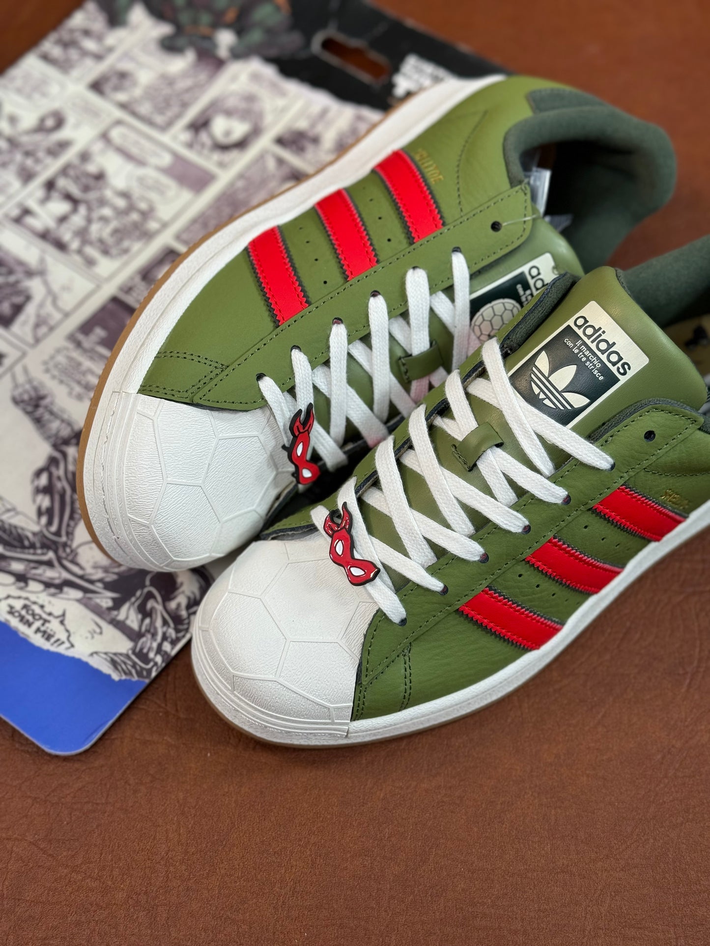 Adidas Superstar Shelltoe Teenage Mutant Tortugas Ninja