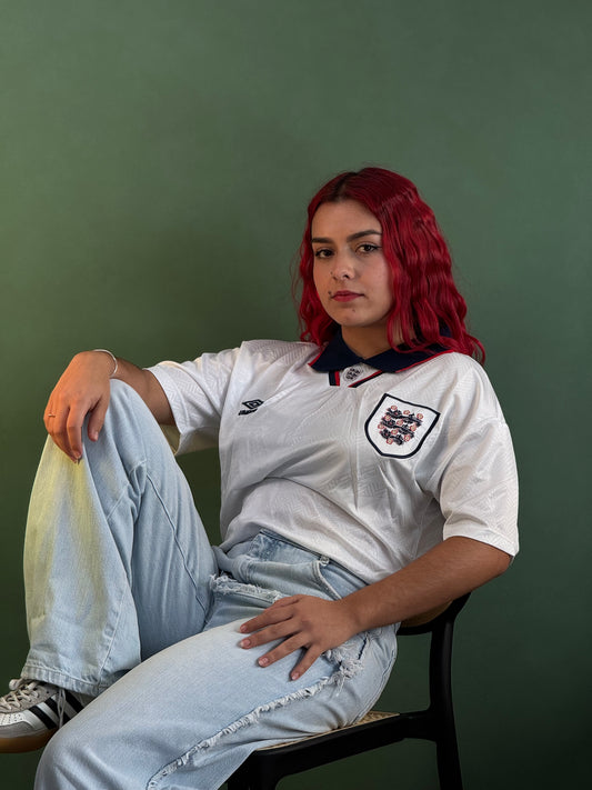 Tshirt 1993 Inglaterra Home Retro