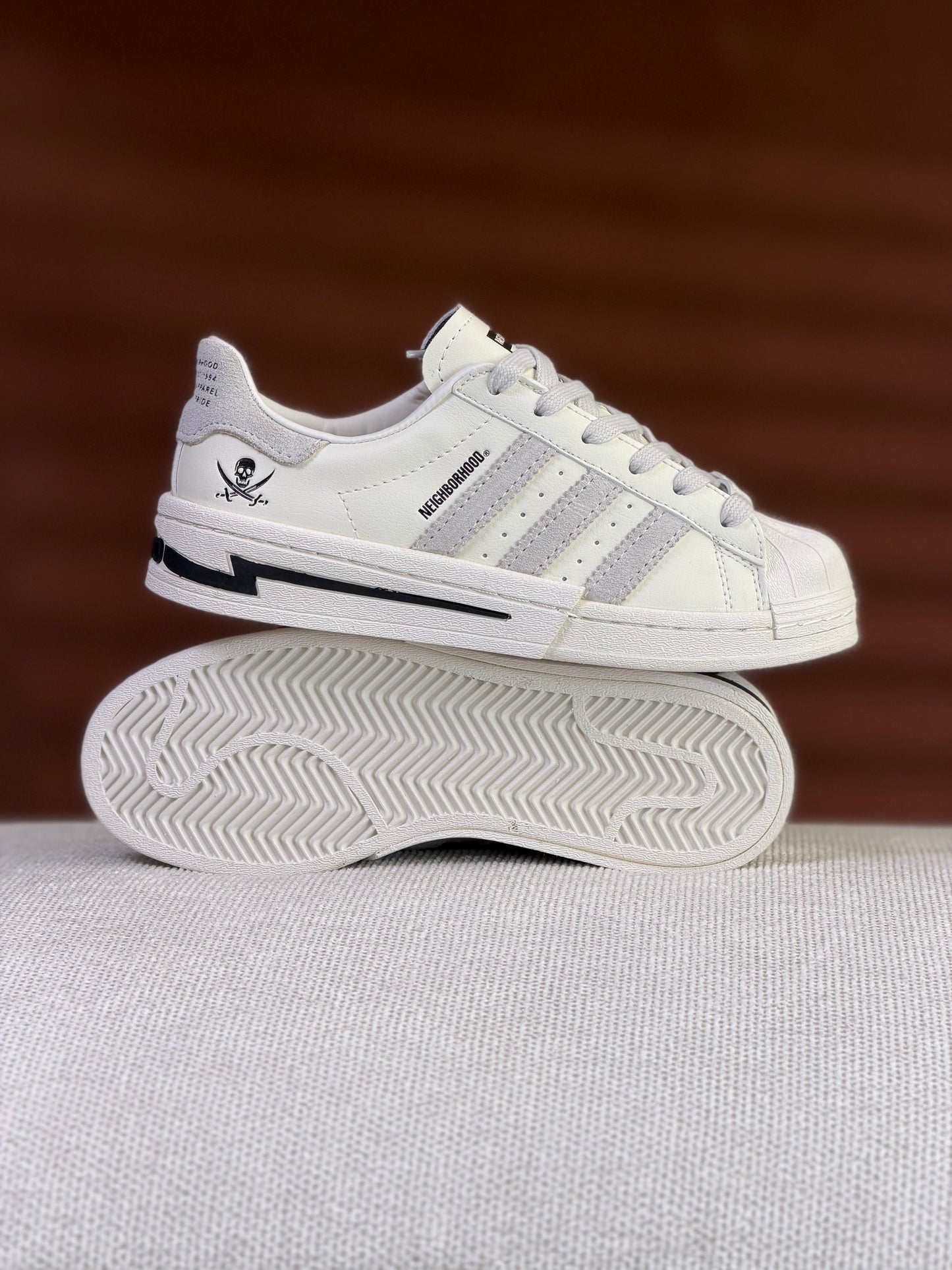 Adidas Superstar NEIGHBORHOOD Cement Grey