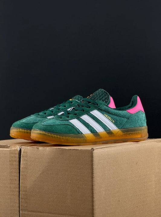 Adidas Gazelle Indoor Green Lucid Pink