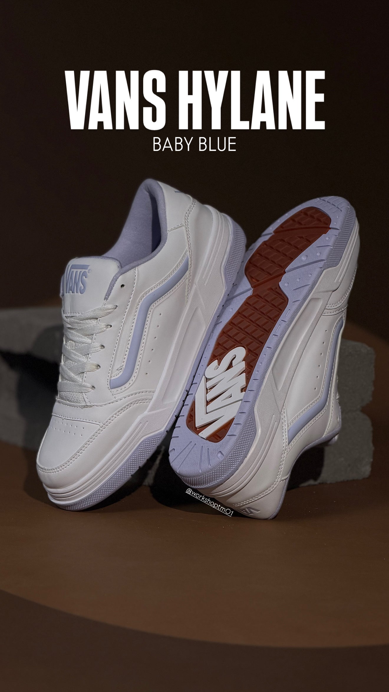 Vans Hylane Baby Blue New Color