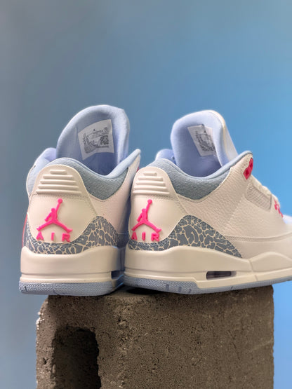 Air Jordan 3 Cobalt White Bliss