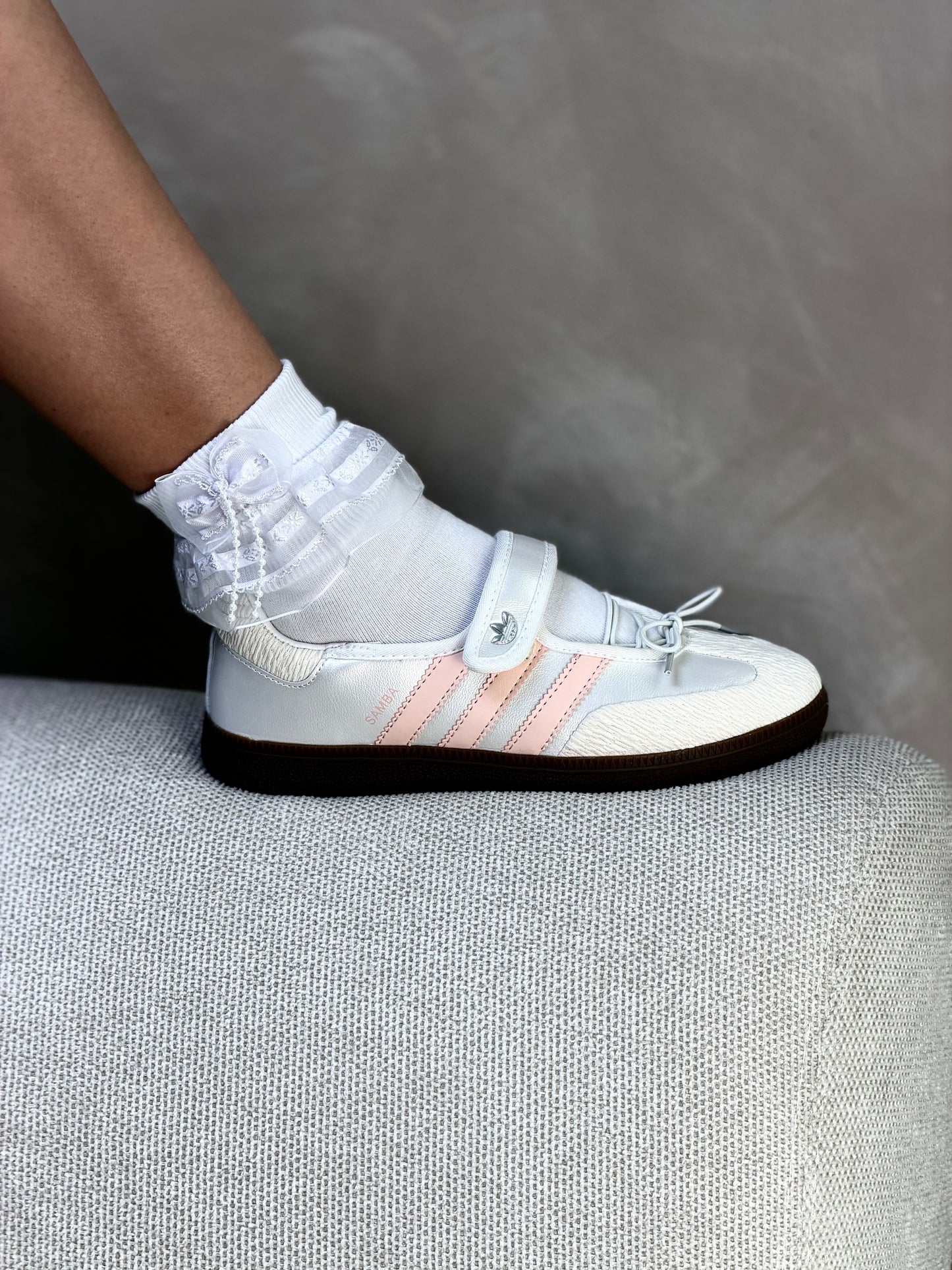 Adidas Samba Jane Cloud White Pink