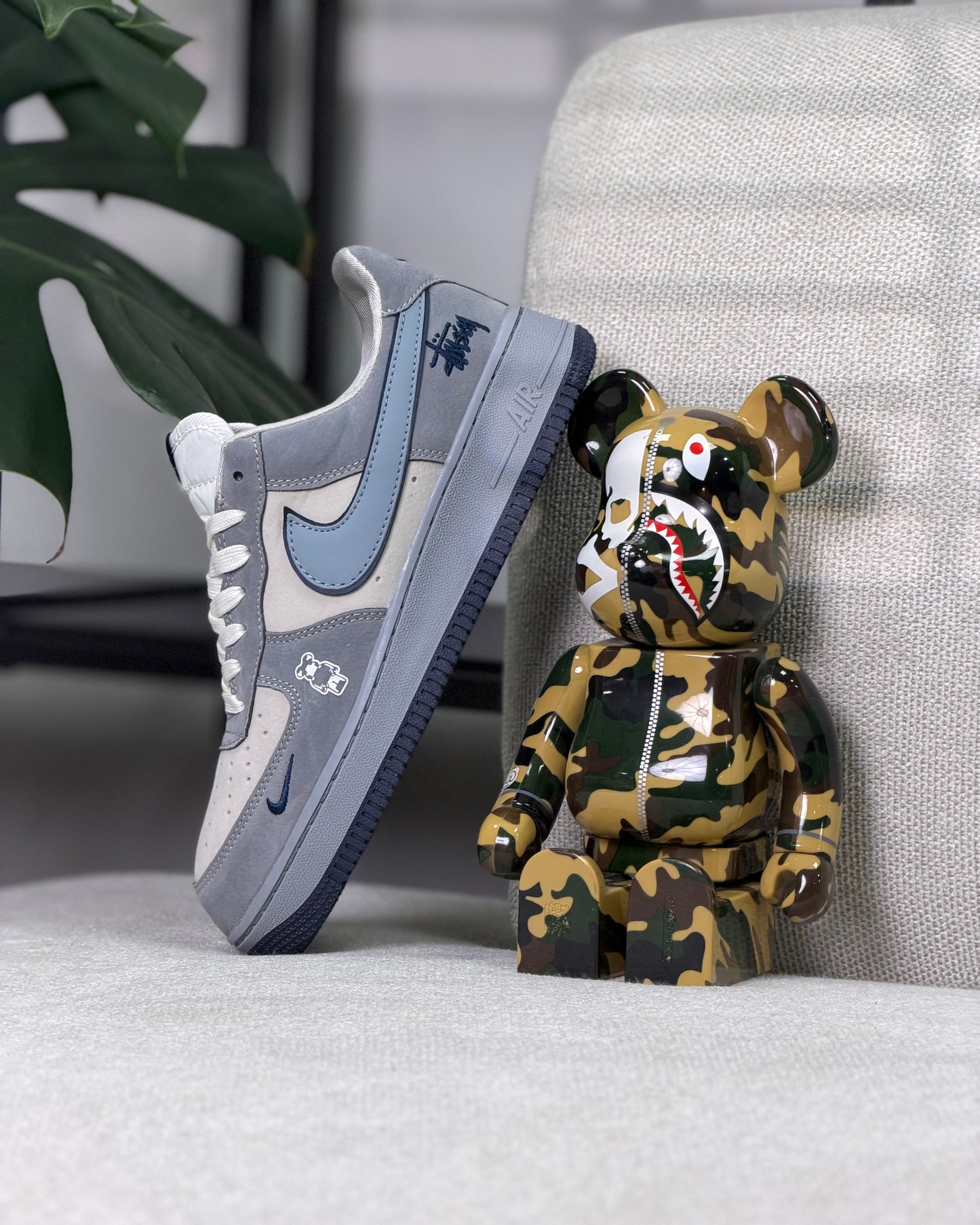 Nike Air Force One x Stussy Brick