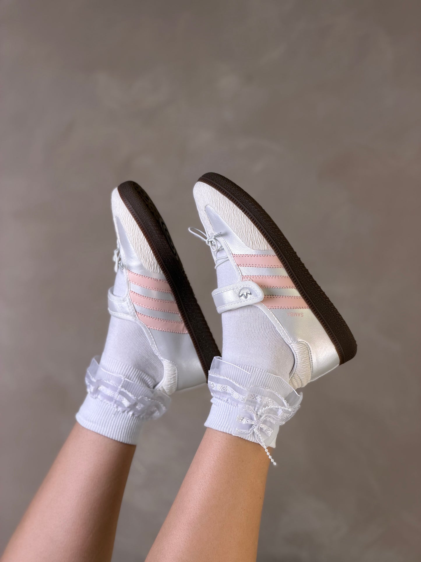 Adidas Samba Jane Cloud White Pink