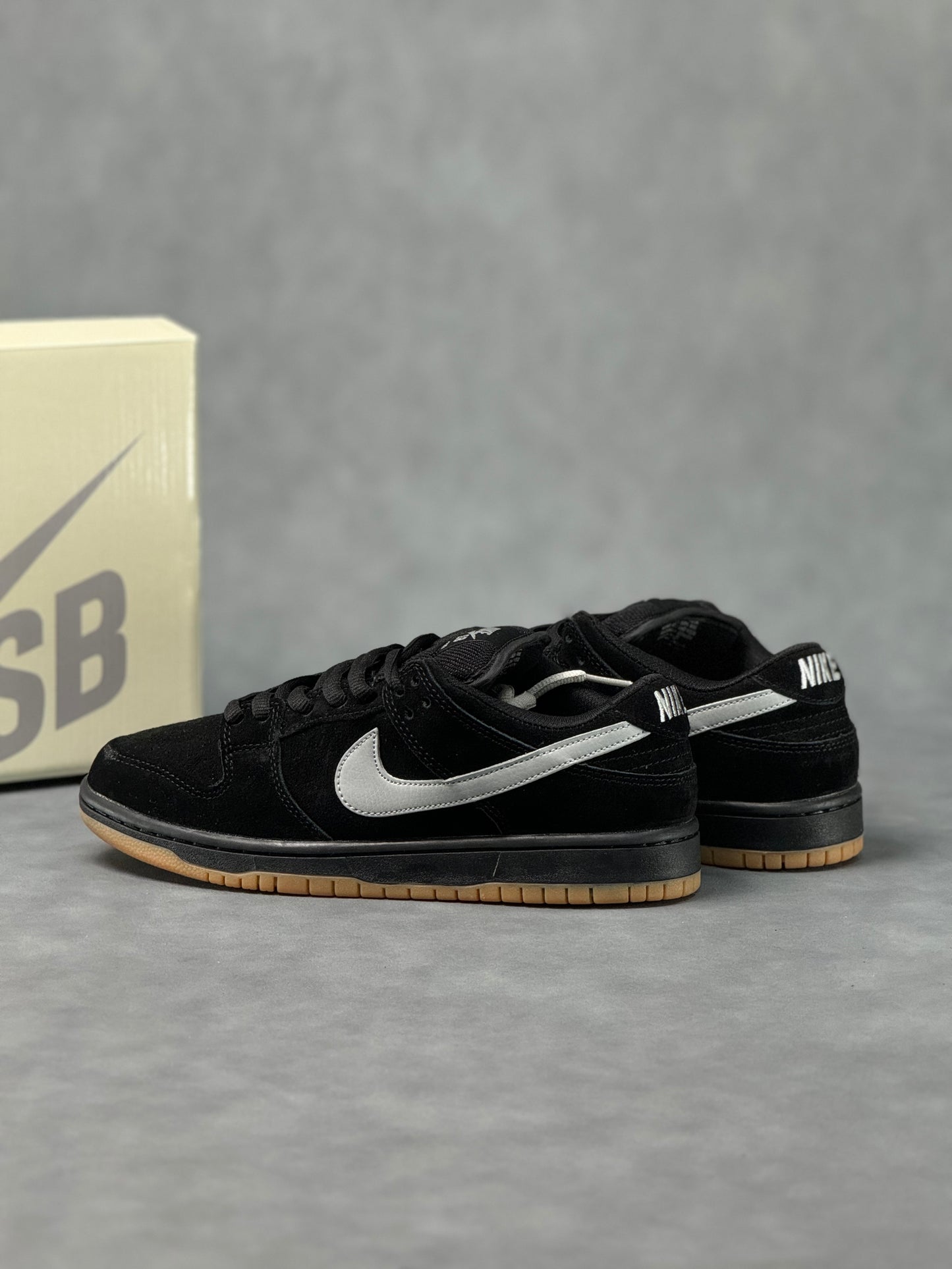 Nike Dunk Low Fog Black Gum