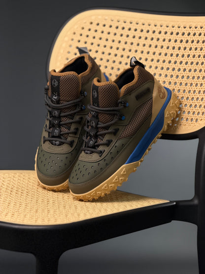 Timberland GreenStride Motion 6 hiking boot in an olive/brown colorway