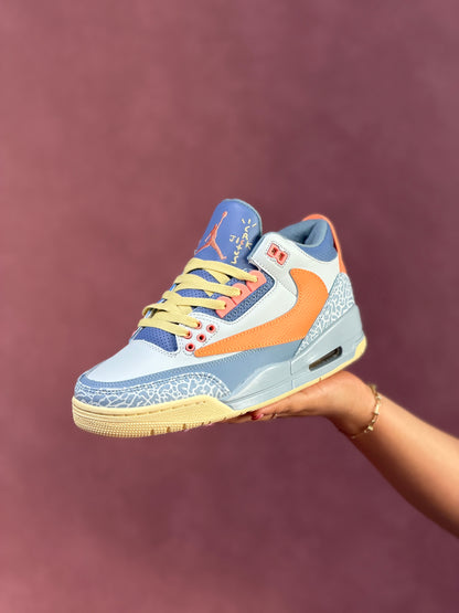 Air Jordan 3 Travis Blue Sea Orange