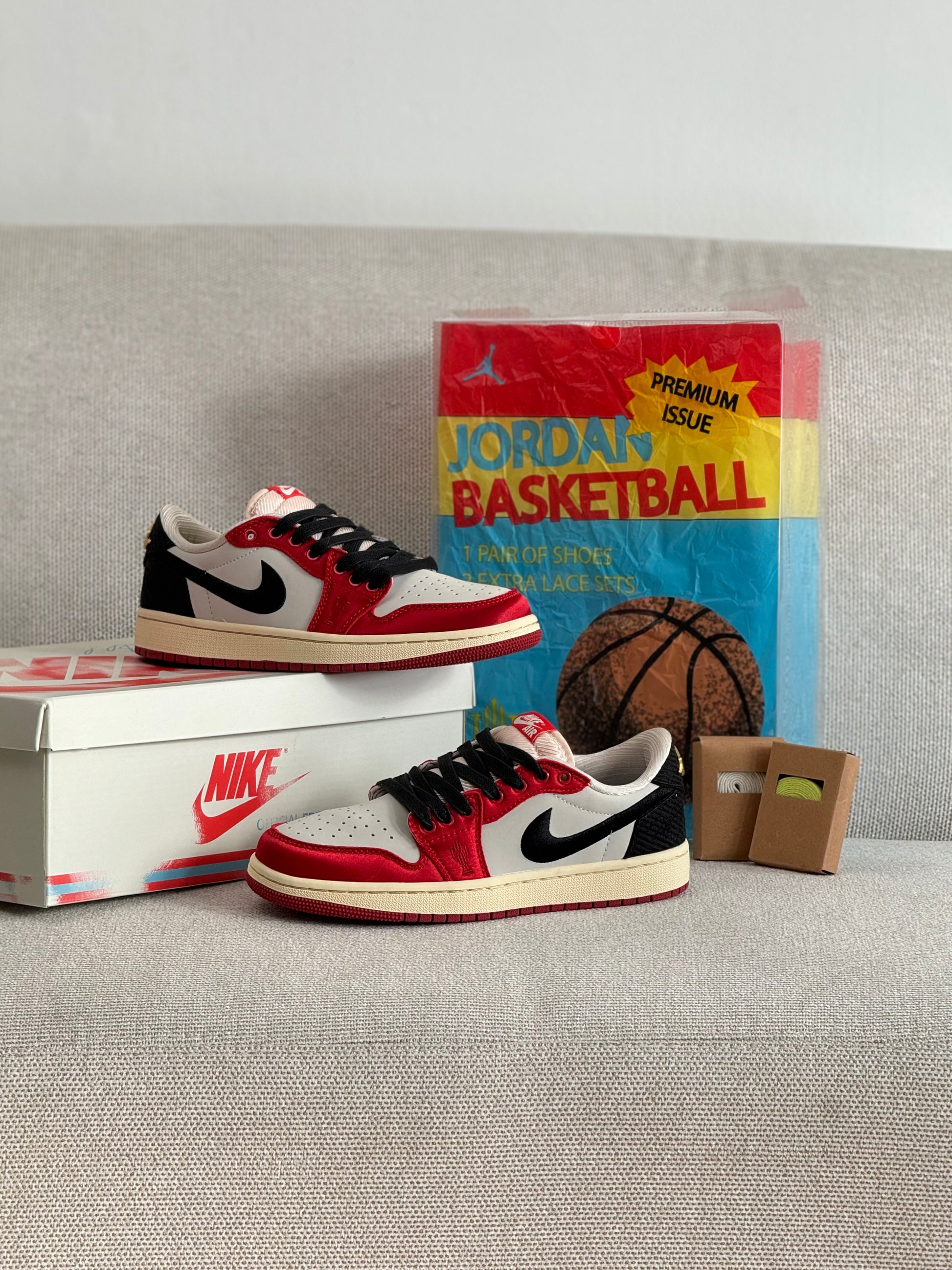 Air Jordan Low OG Trophy Room Rookie Card Away
