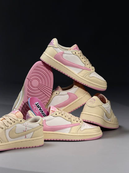 Air Jordan 1 Low Travis Scott Shy Pink