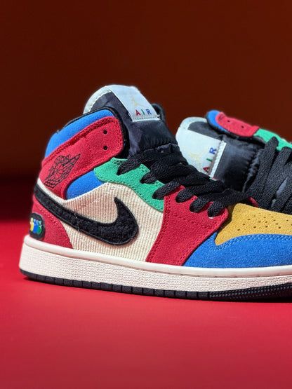 Air Jordan 1 Mid SE "Fearless" Blue The Great