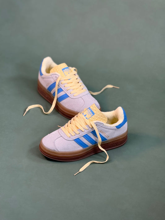 Adidas Gazelle Bold Almost Blue Yellow