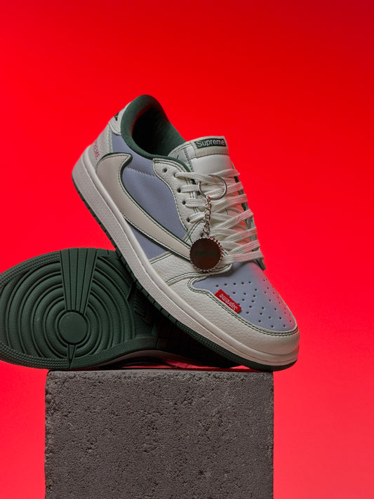 Air Jordan 1 Low Custom x Travis Scott Black Green