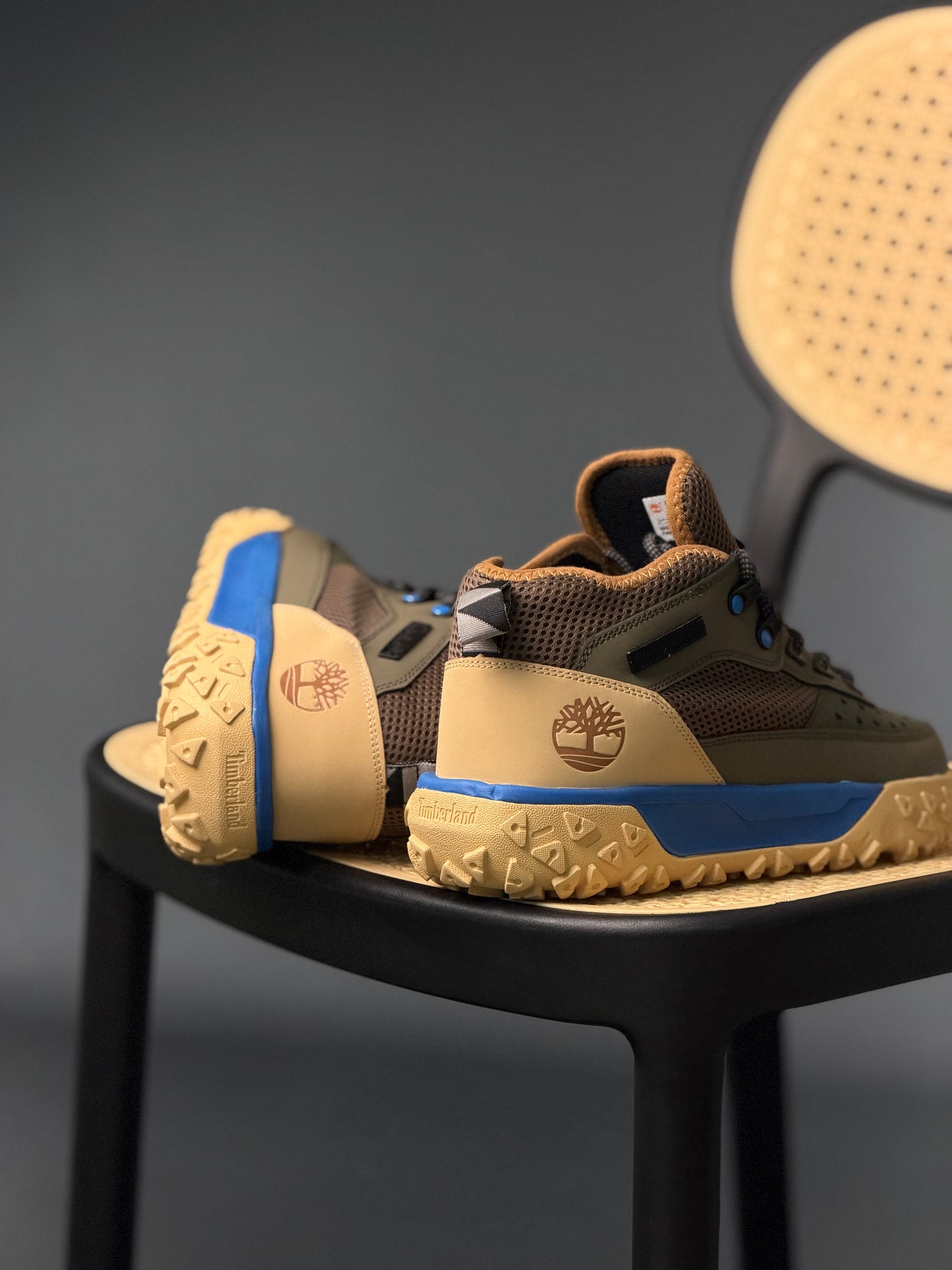 Timberland GreenStride Motion 6 hiking boot in an olive/brown colorway