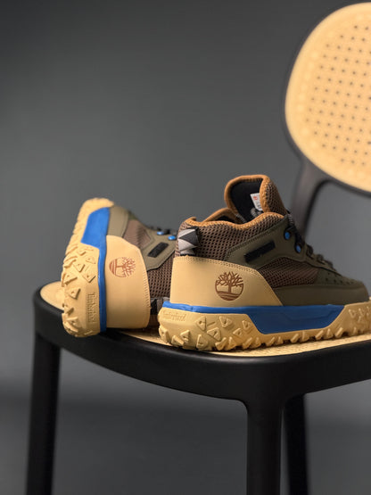 Timberland GreenStride Motion 6 hiking boot in an olive/brown colorway