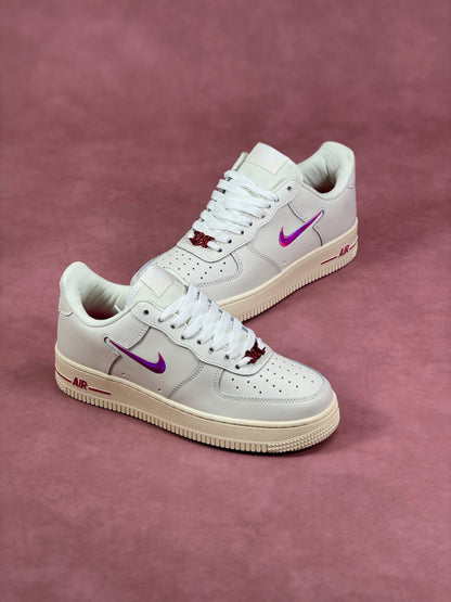 Nike Air Force One Just Do It Metallic Pink