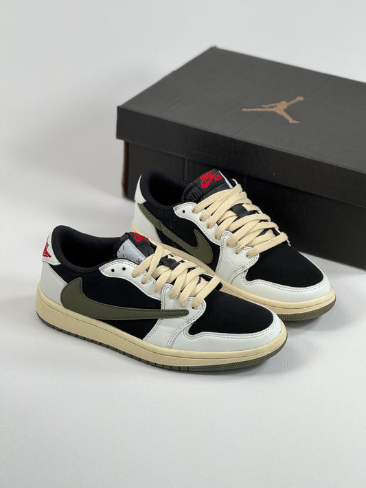 Air Jordan Retro 1 Low Travis Olive