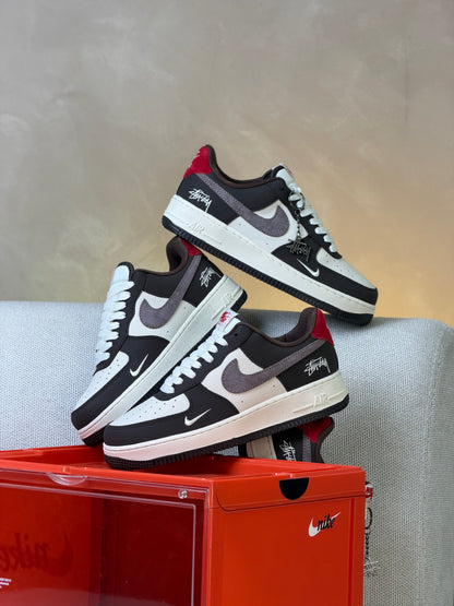 Nike Air Force One x Stussy Custom Brown