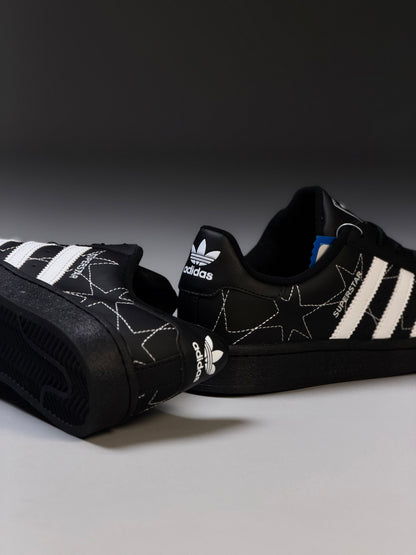 Adidas Superstar Black White Stars