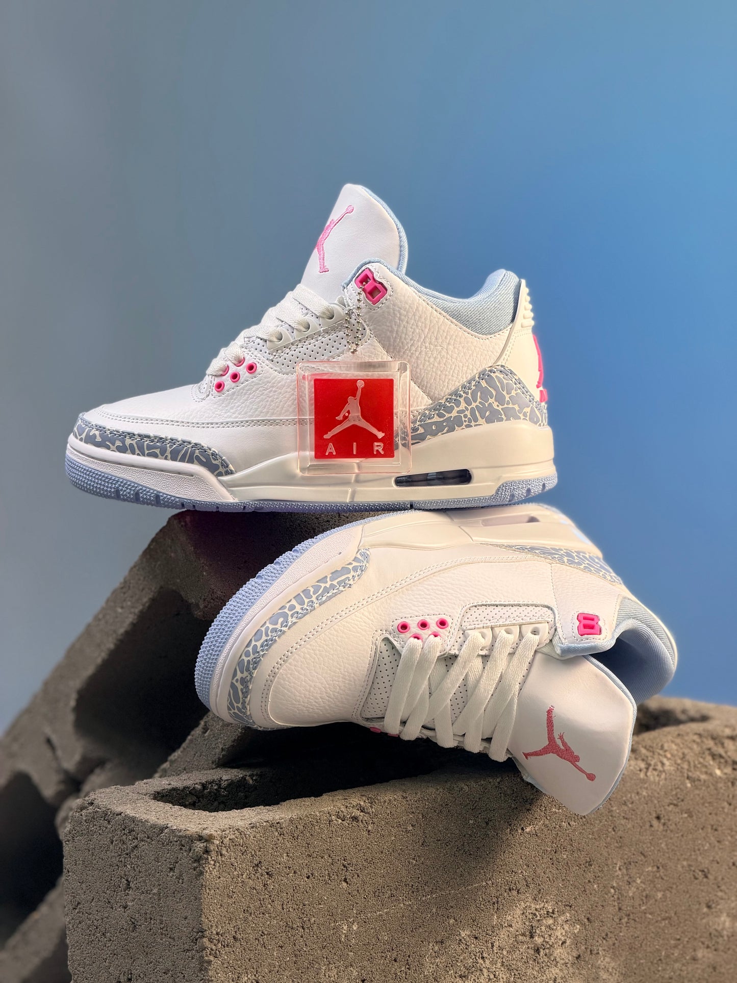 Air Jordan 3 Cobalt White Bliss