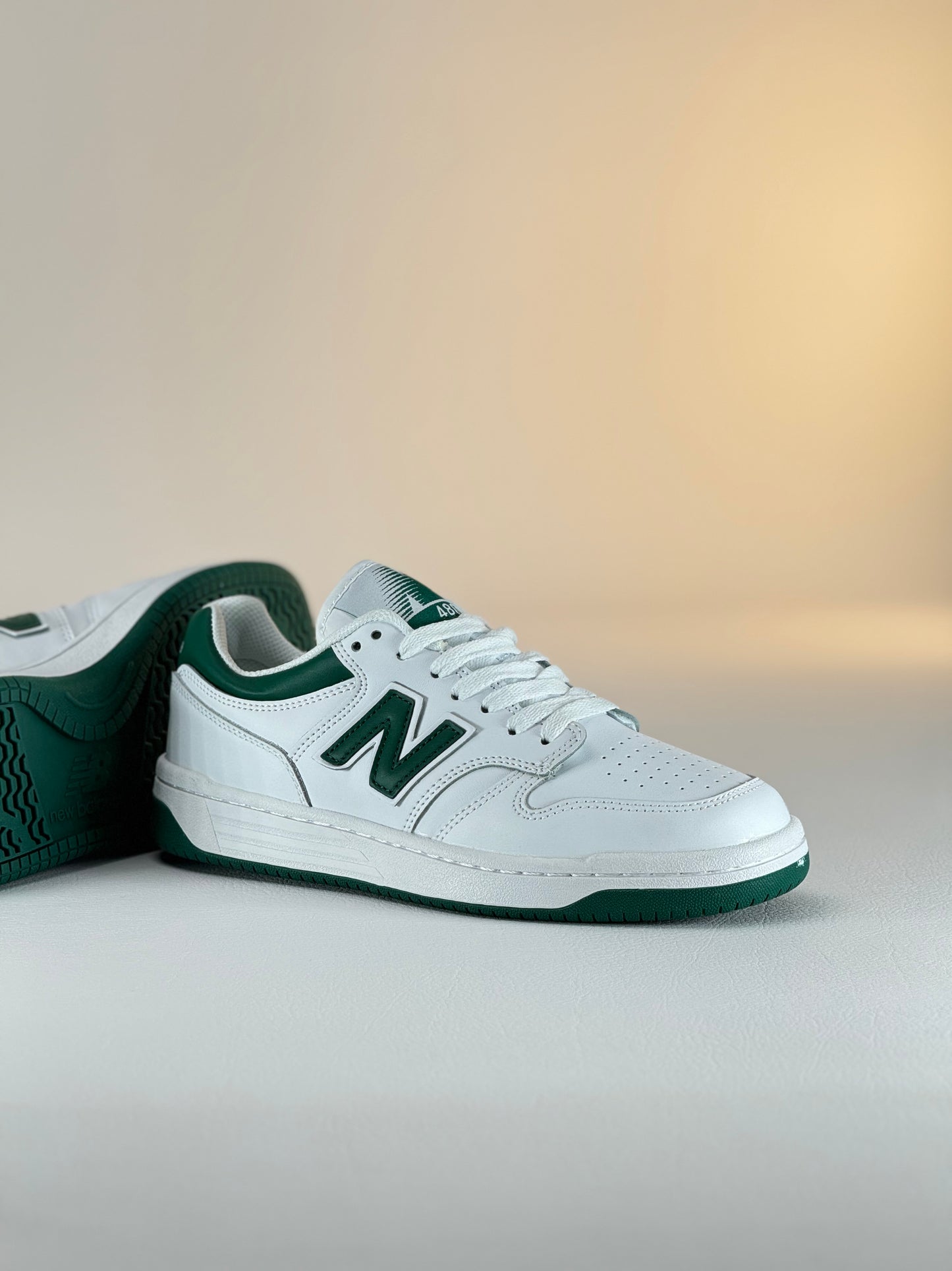 New Balance 480 White Green