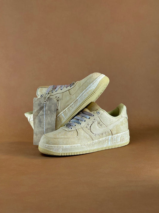 Nike Air Force 1 Low NAI KE TAN Canvas