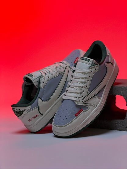 Air Jordan 1 Low Custom x Travis Scott Black Green